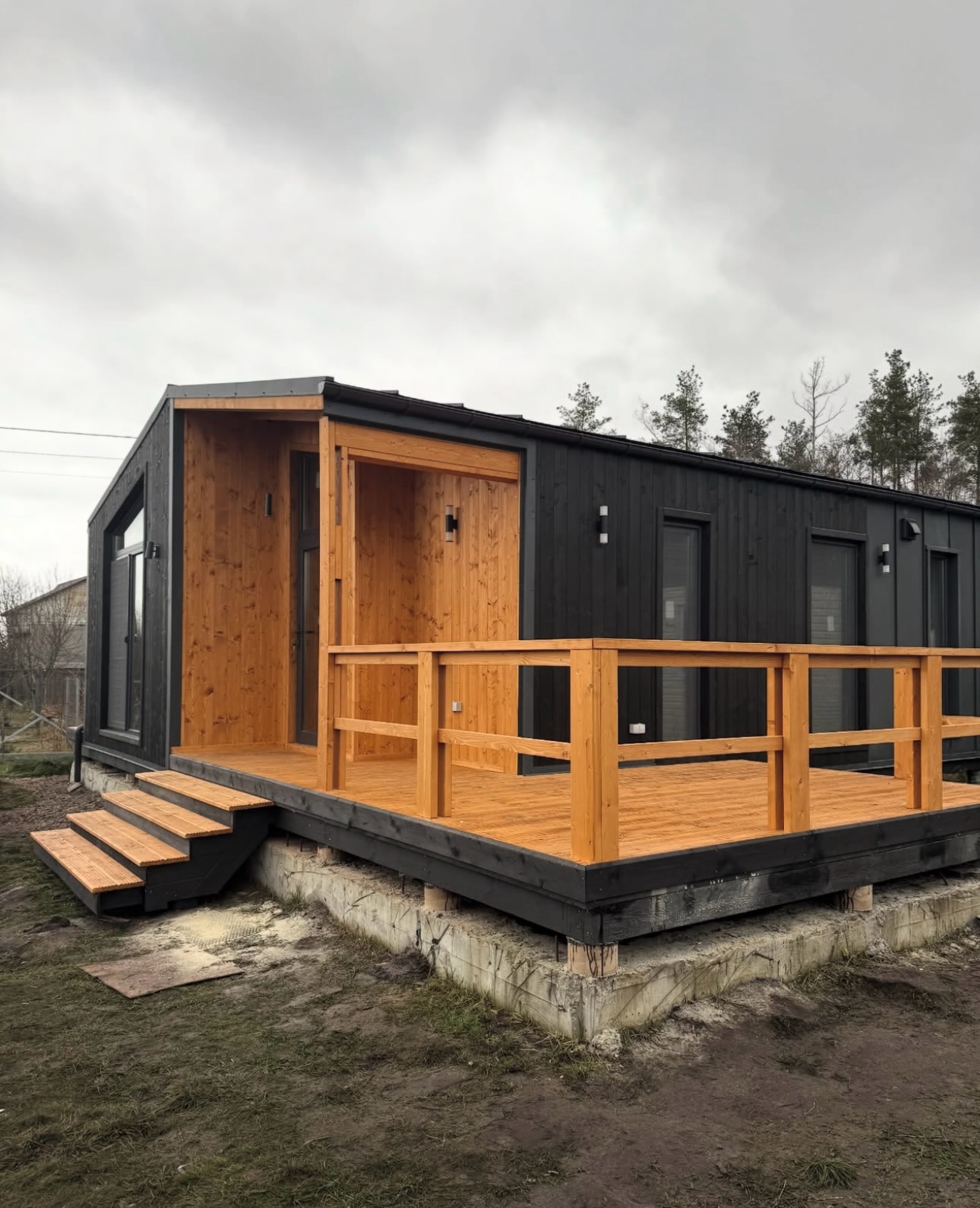 Дом по норвежской технологии 54 м² (фото 1)