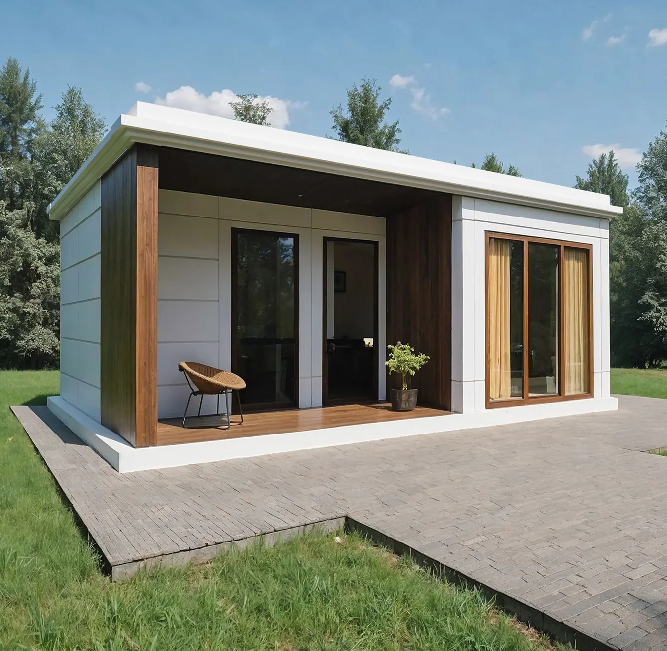 Модульный дом + терраса 39x64 «Премиум» (19.4 м²) (фото 1)